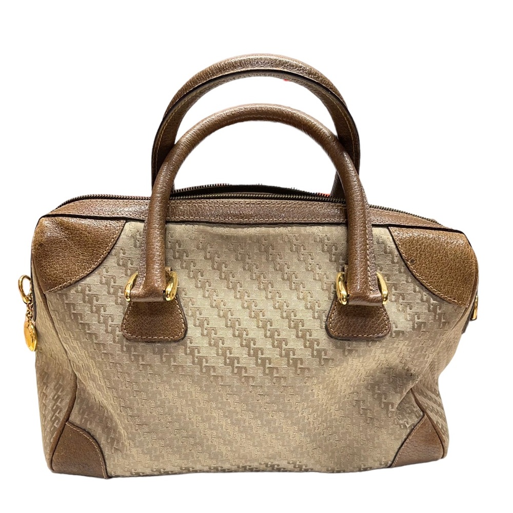 Gucci Vintage Monogram Canvas Boston Bag Purse